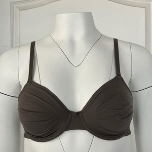 ERES NEW Charcoal Grey soft Soyeuse jersey bra 34B